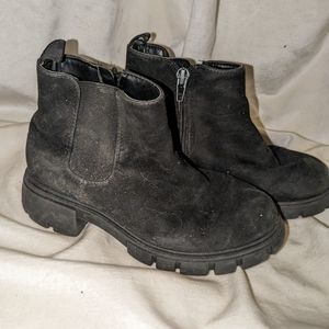 Girls Wonder Nation Black Booties